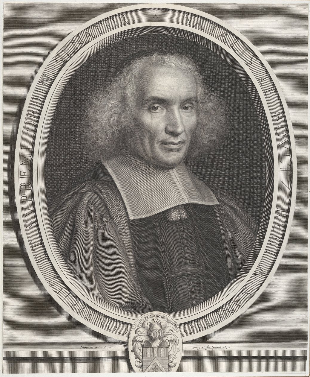Noel Le Boultz, ca. 1671. autorstwa Robert Nanteuil