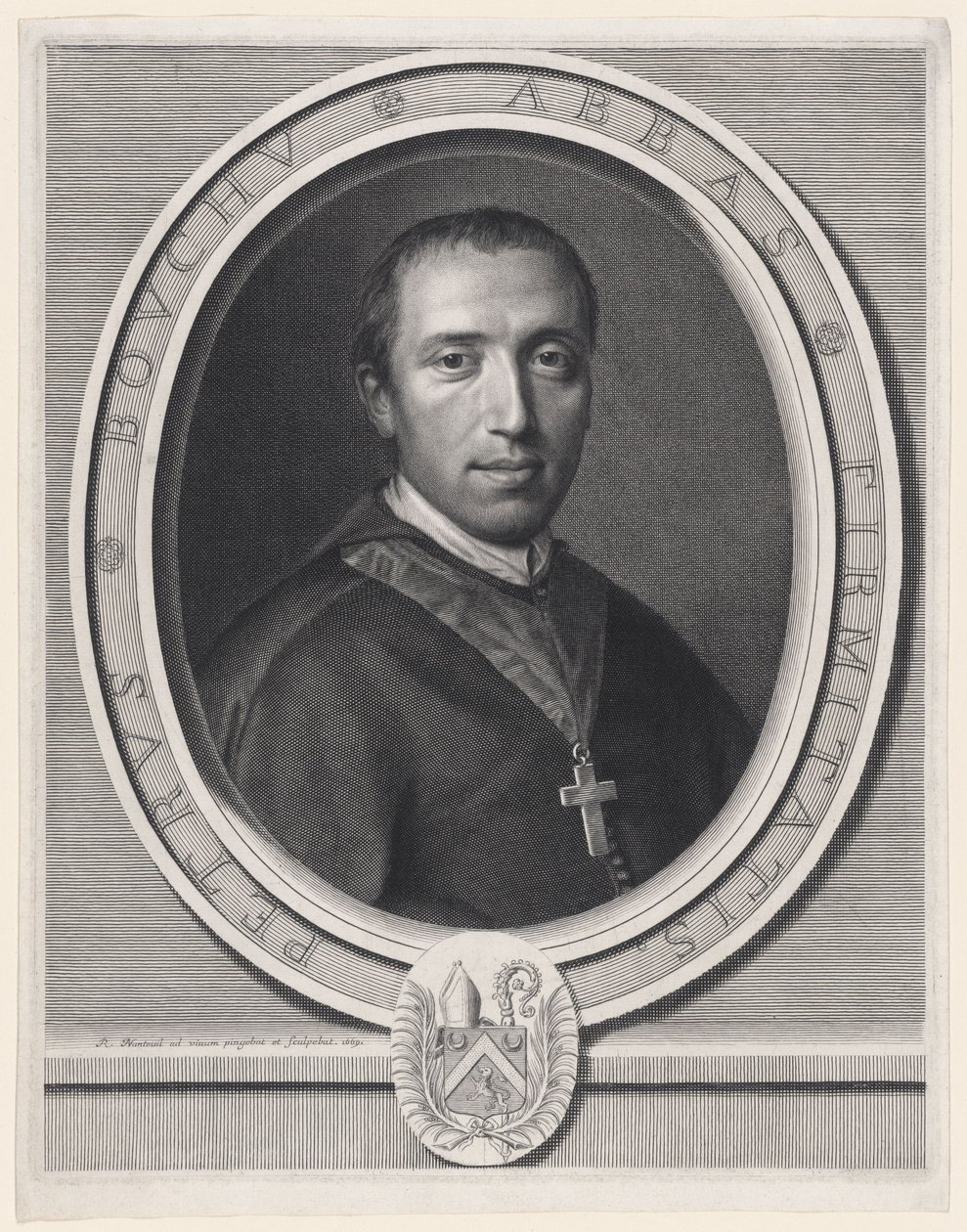 Pierre Bouchu, opat La Ferté, następnie Clairvaux autorstwa Robert Nanteuil