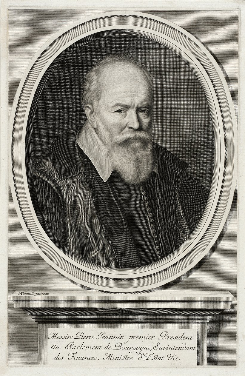 Pierre Jeannin autorstwa Robert Nanteuil
