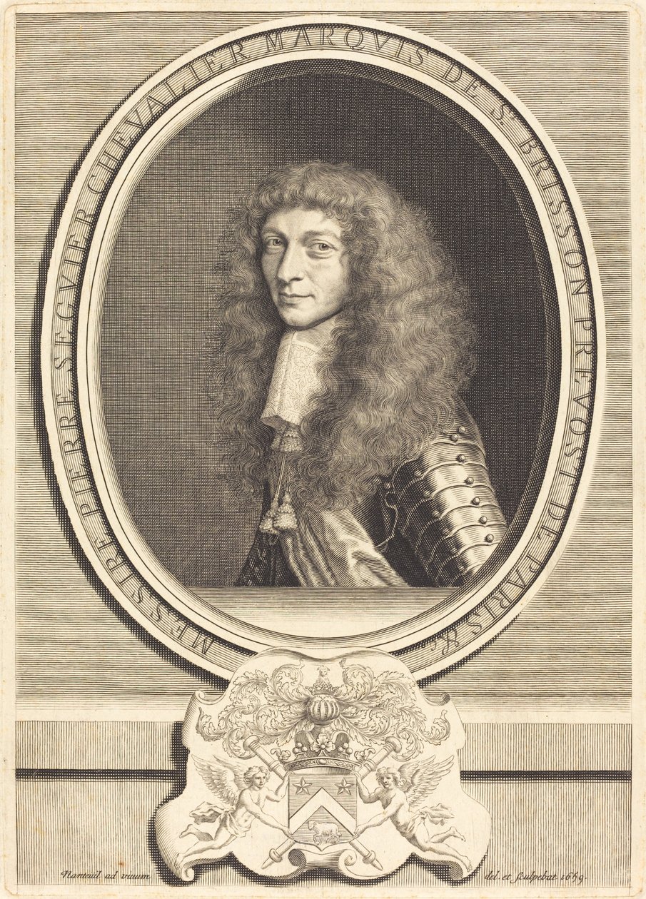Pierre Seguier, markiz de Saint-Brisson autorstwa Robert Nanteuil