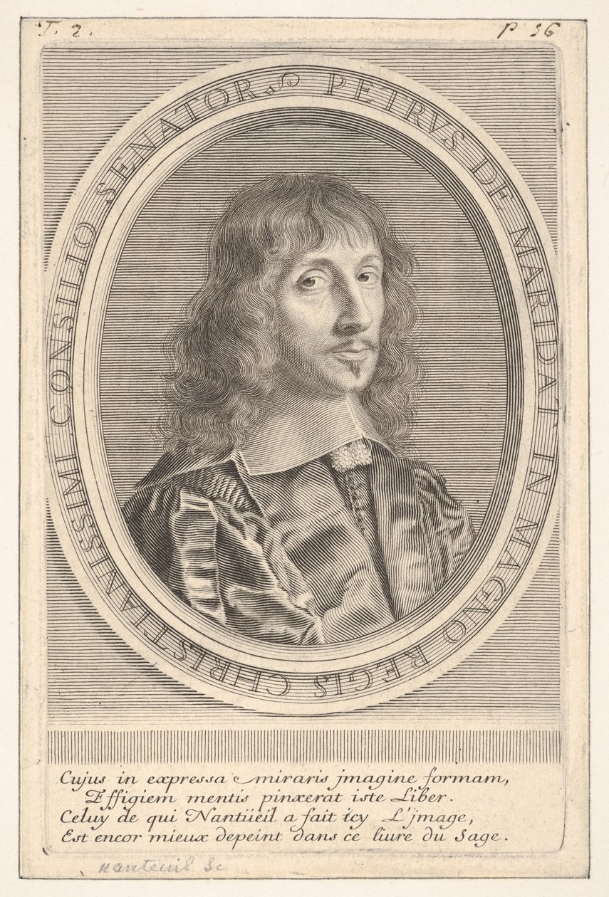 Pierre da Maridat, ca. 1653. autorstwa Robert Nanteuil
