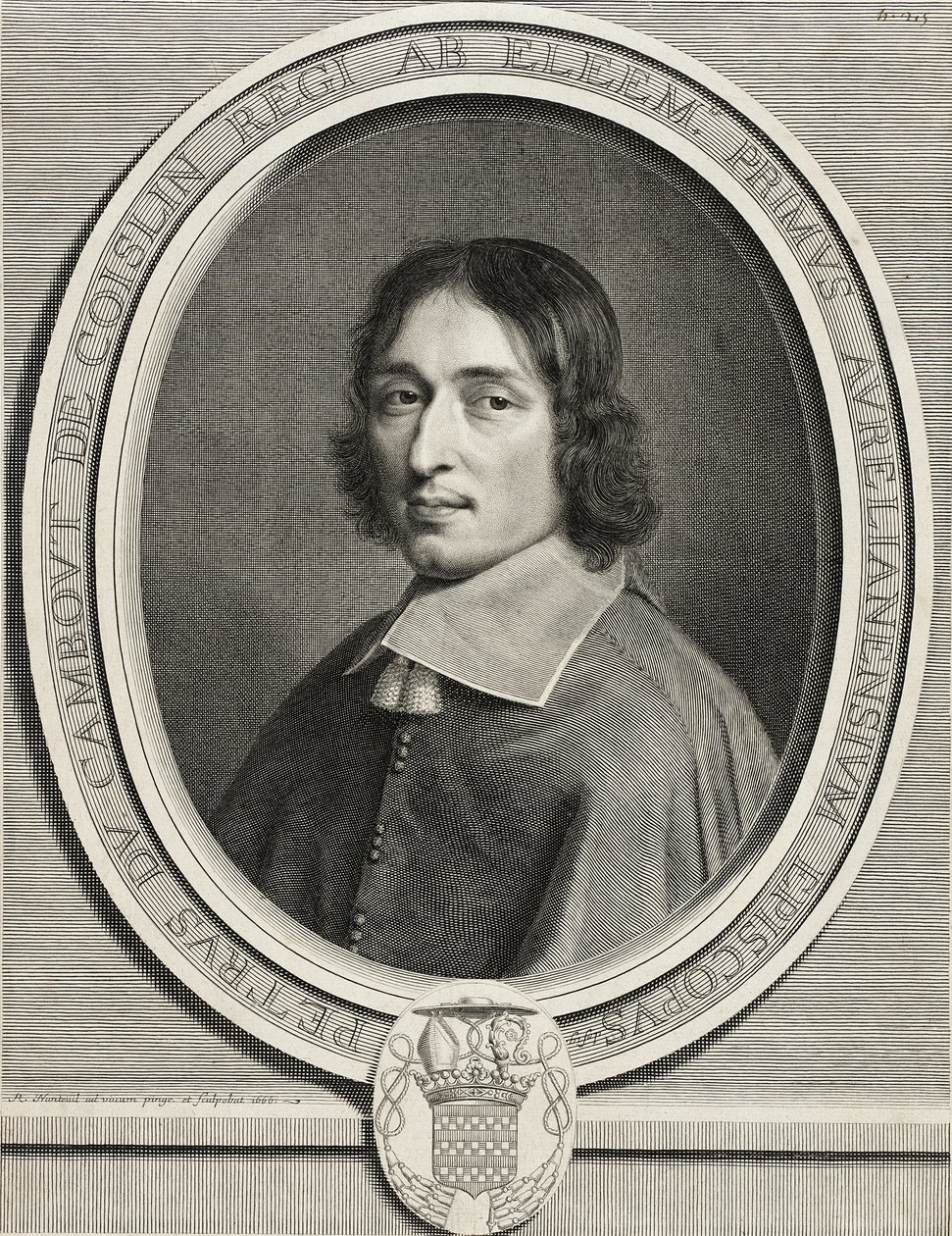 Pierre de Cambout, kardynał de Coislin autorstwa Robert Nanteuil
