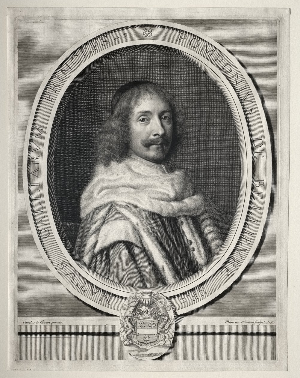 Pomponne II z Bellievre autorstwa Robert Nanteuil