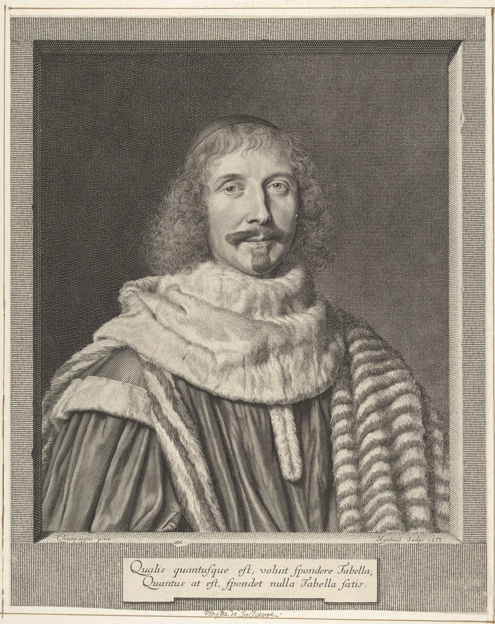 Pompone II de Bellièvre autorstwa Robert Nanteuil