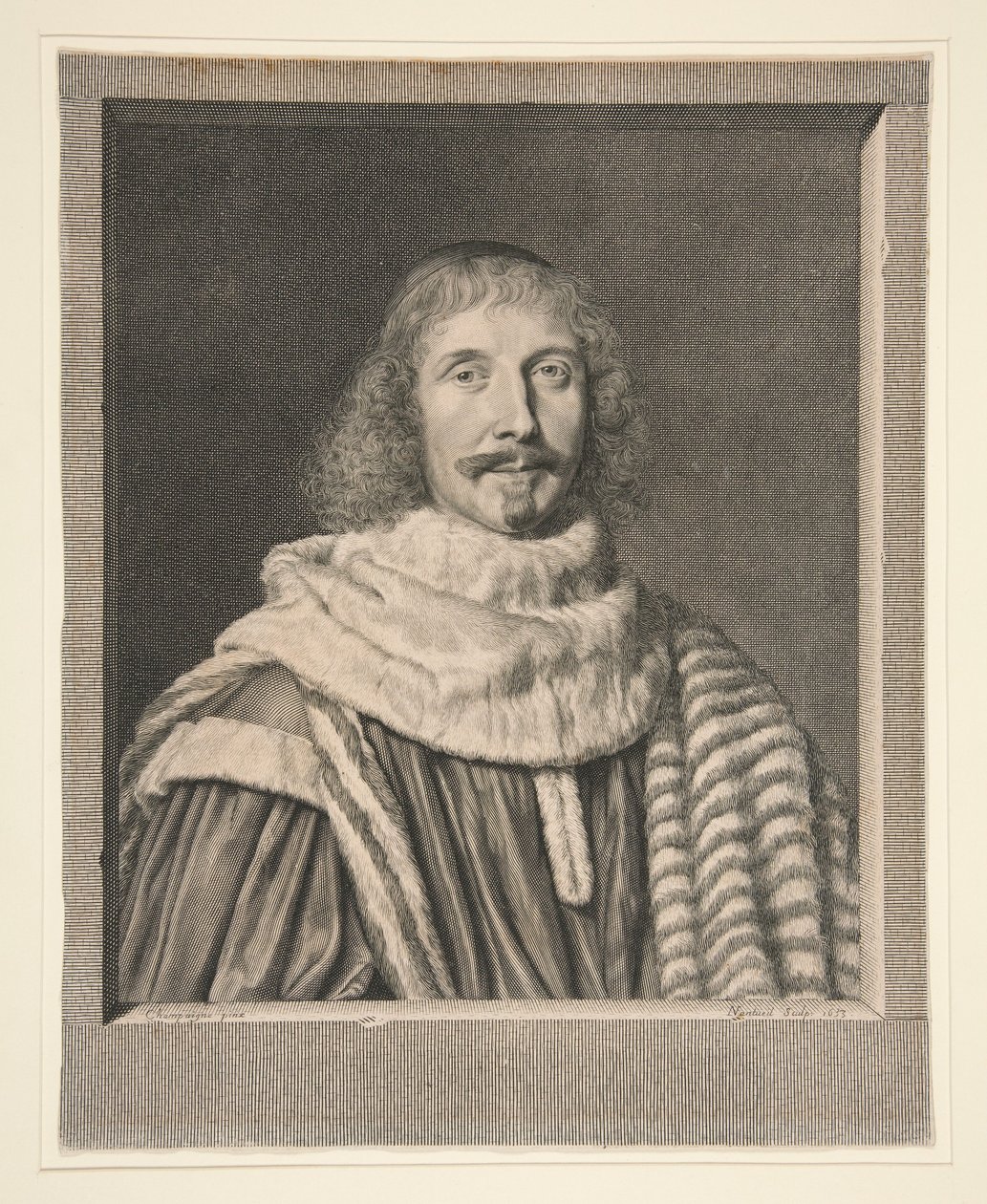 Pomponne de Bellièvre (1606-1657), pierwszy prezes parlamentu paryskiego autorstwa Robert Nanteuil