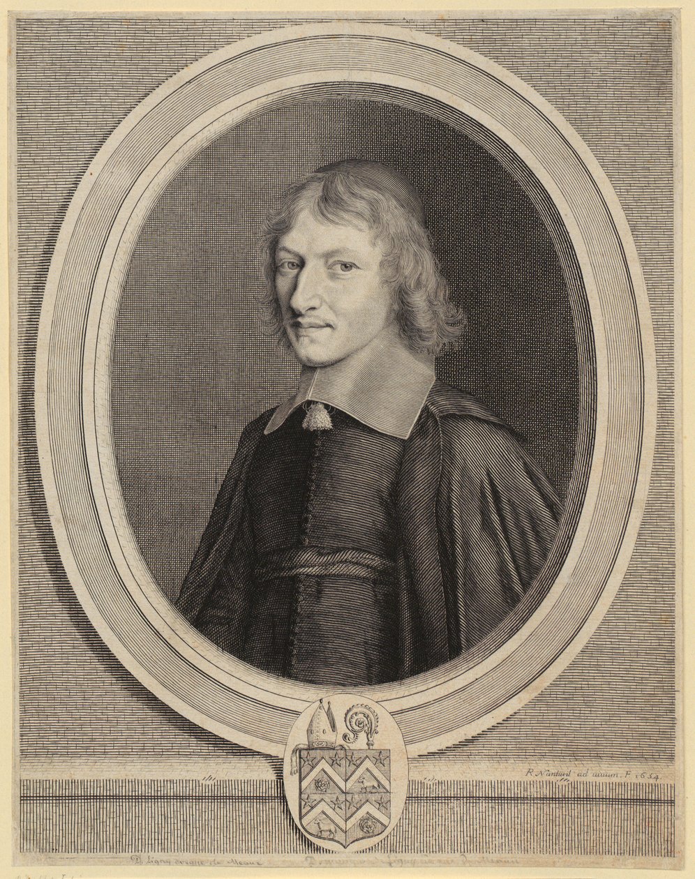 Portret Dominique’a de Ligny’ego autorstwa Robert Nanteuil