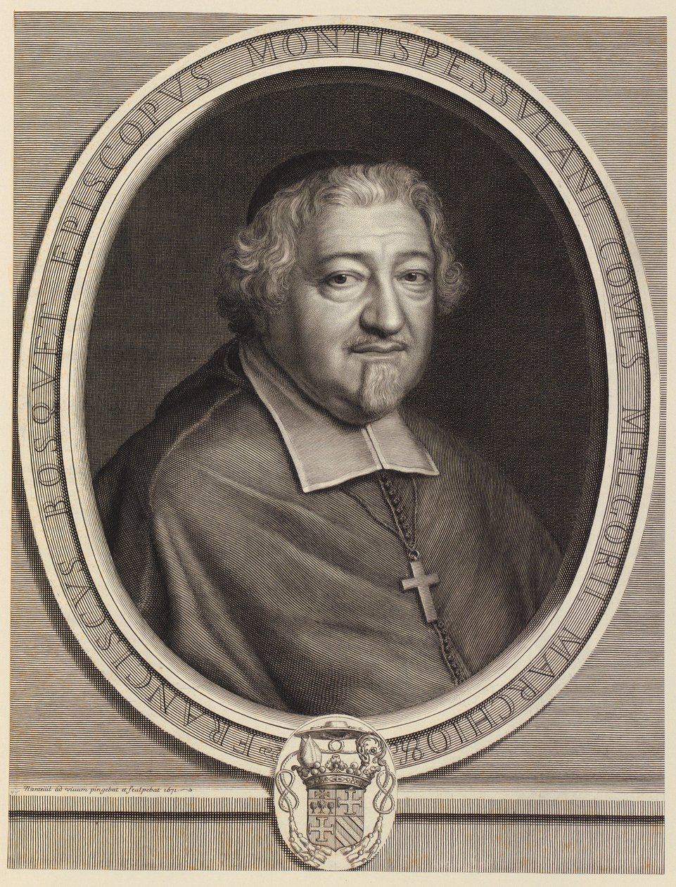 Portret François Bousqueta autorstwa Robert Nanteuil