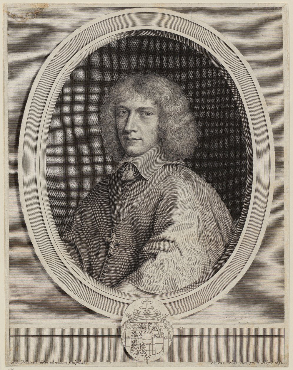 Portret Henryka II Sabaudzkiego [hrabiego Nemours] autorstwa Robert Nanteuil