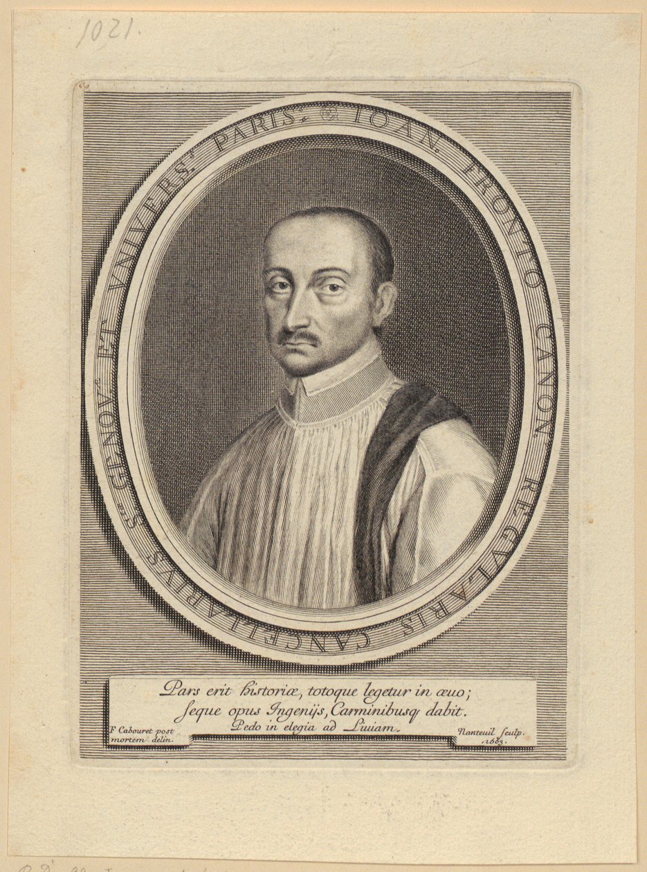Portret Jeana Fronteau autorstwa Robert Nanteuil