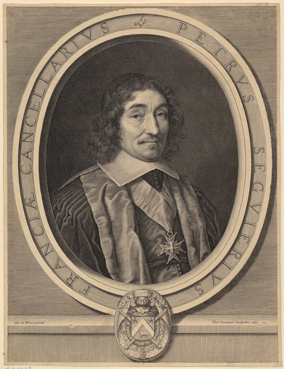 Portret kanclerza Pierre’a Séguiera autorstwa Robert Nanteuil