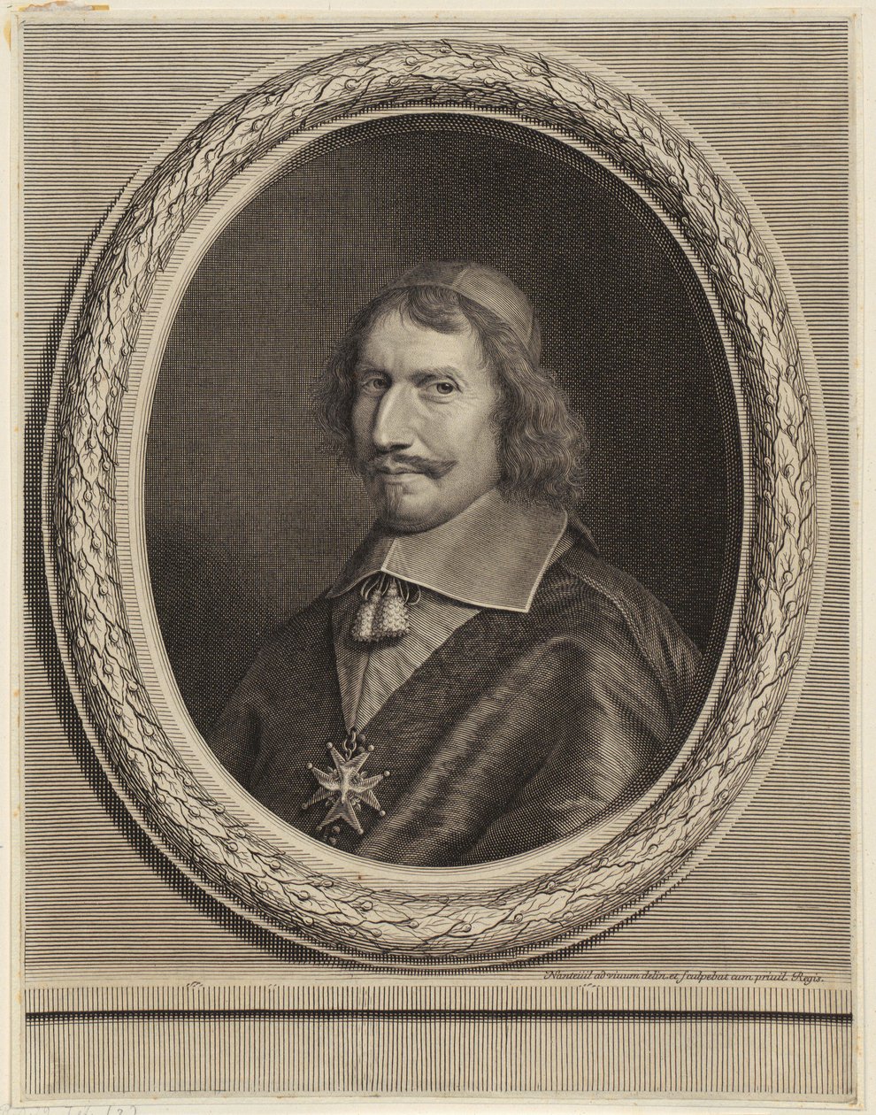 Portret kardynała Antonio Barberiniego autorstwa Robert Nanteuil