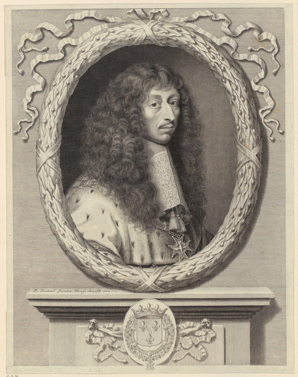 Portret Ludwika II de Bourbon, księcia de Condé [Le Grand Condé] autorstwa Robert Nanteuil