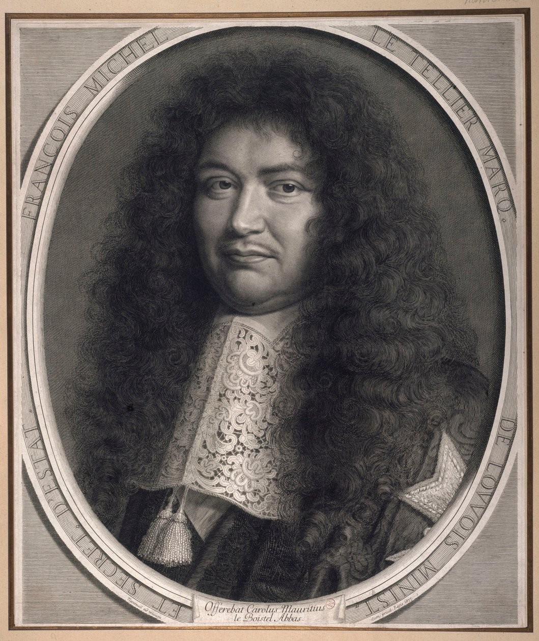 Portret François Michela Le Telliera, markiza de Louvois, ministra i sekretarza stanu autorstwa Robert Nanteuil