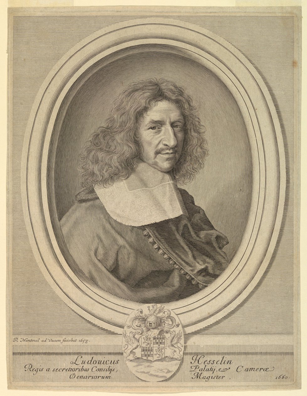 Portret Louisa Hesselina autorstwa Robert Nanteuil