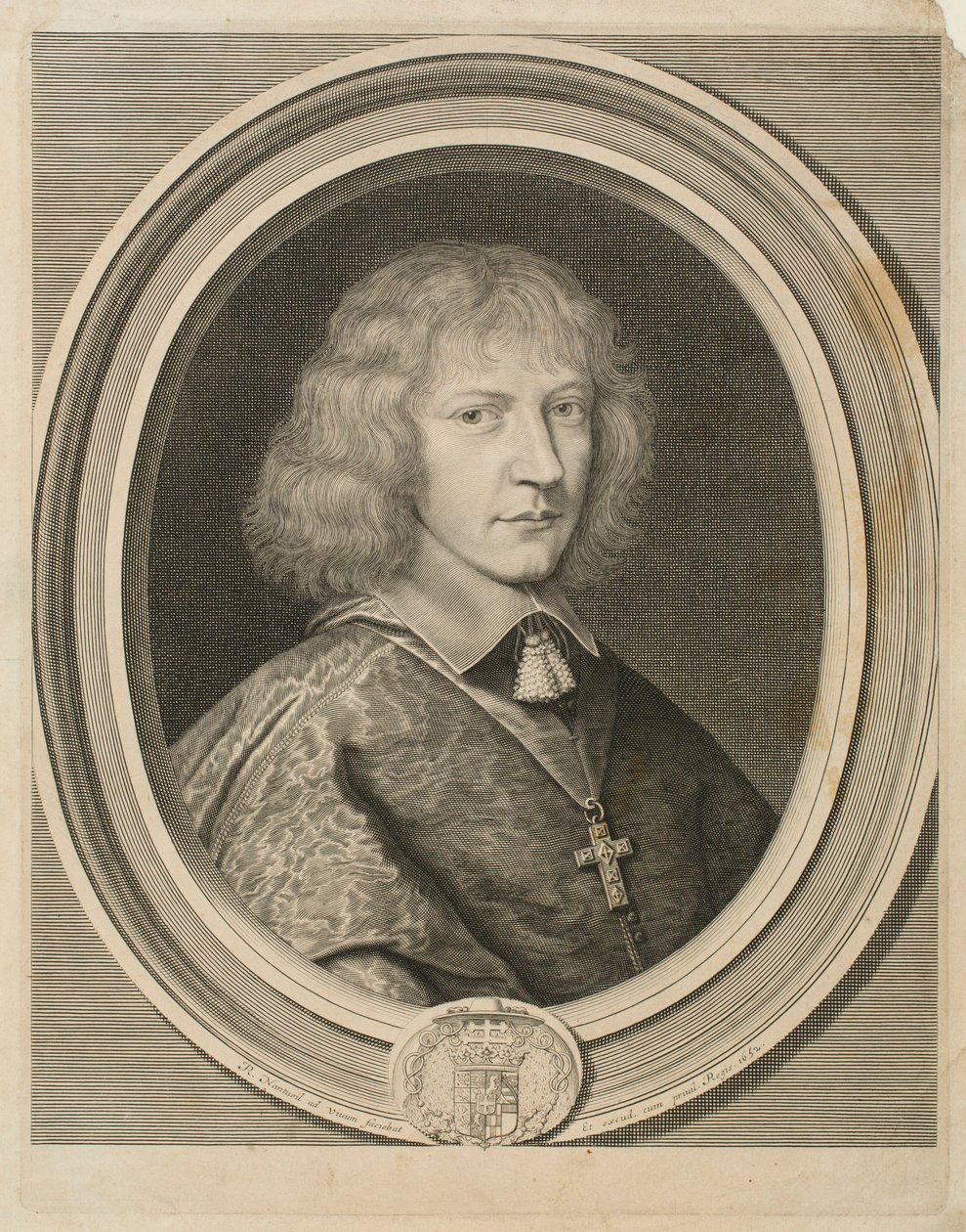 Portret Henryka II Sabaudzkiego-Nemours autorstwa Robert Nanteuil