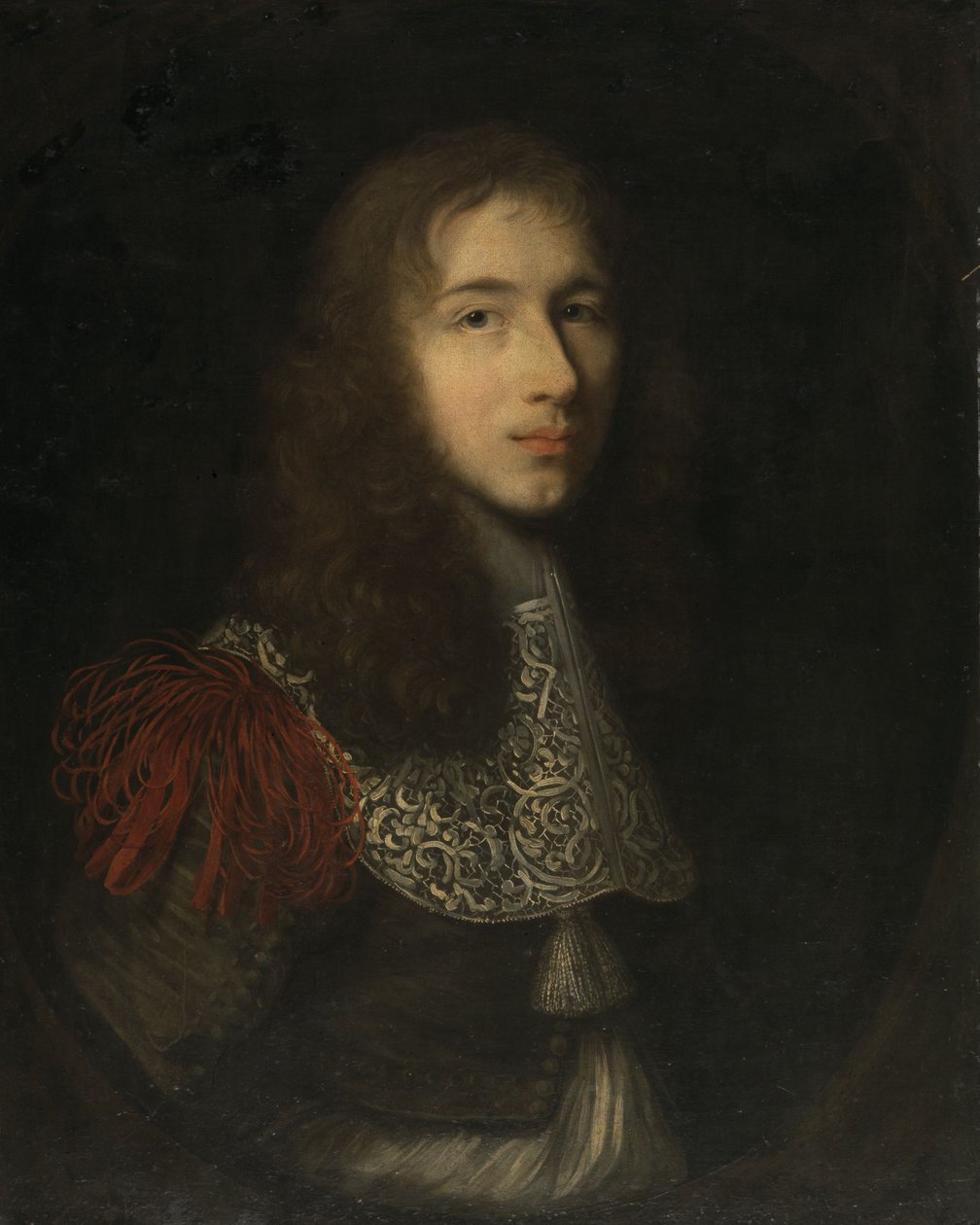 Portret młodego mężczyzny, prawdopodobnie portret Ludwika II Burbona-Condé, zwanego Wielkim Kondeuszem autorstwa Robert Nanteuil