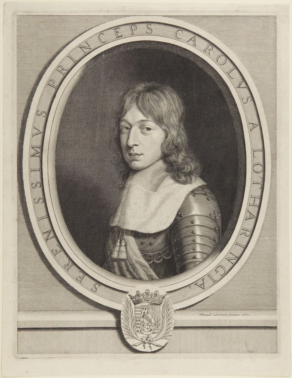Książę Karol Lotaryński – 1660 autorstwa Robert Nanteuil