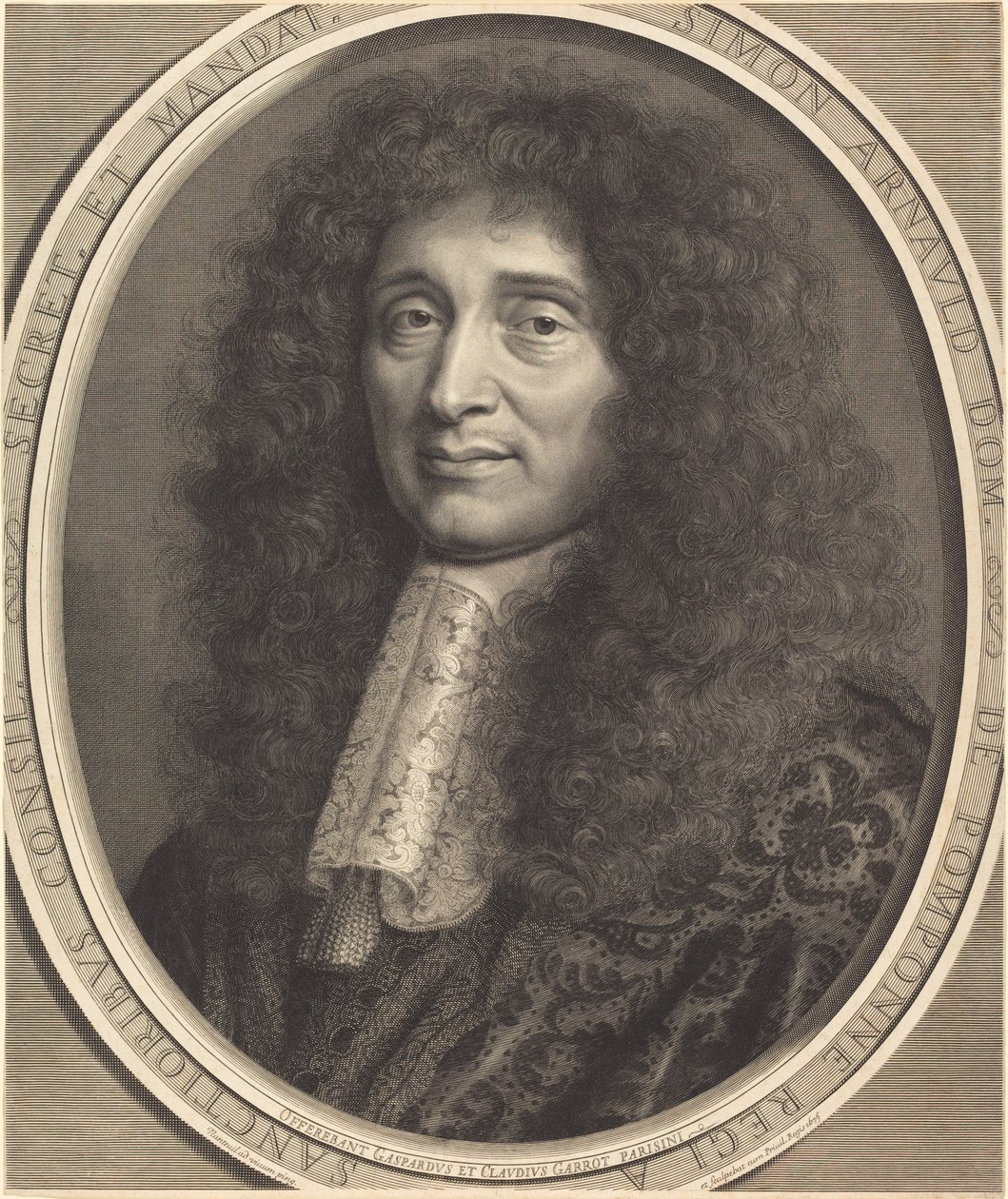 Simon Arnauld, markiz de Pomponne autorstwa Robert Nanteuil