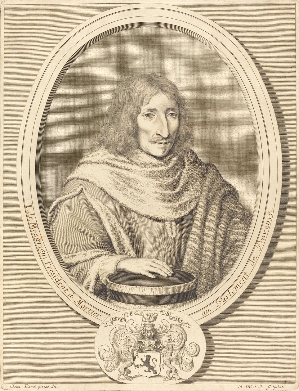 Jean de Mesgrigny autorstwa Robert Nanteuil after Jean Daret