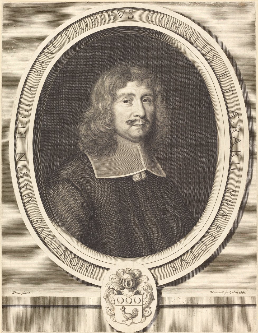 Denis Marin autorstwa Robert Nanteuil after Jean de Dieu