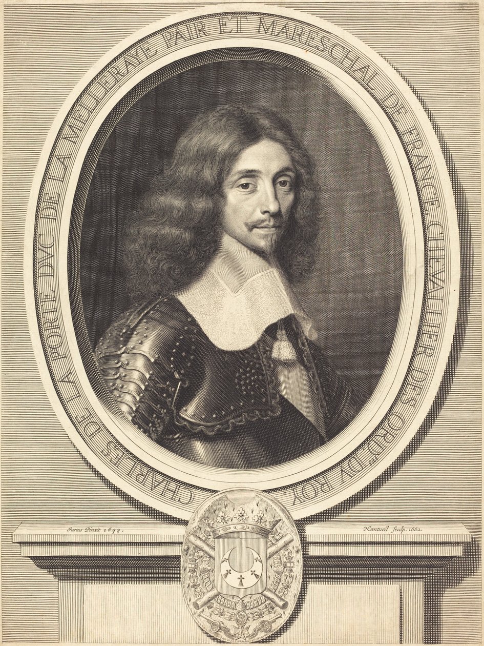 Marszałek de La Meilleraye autorstwa Robert Nanteuil after Justus van Verus