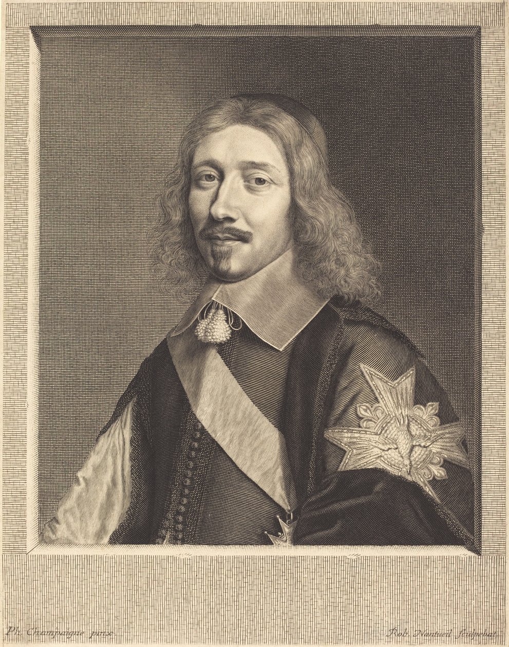 Kanclerz Michel Le Tellier autorstwa Robert Nanteuil after Philippe de Champaigne
