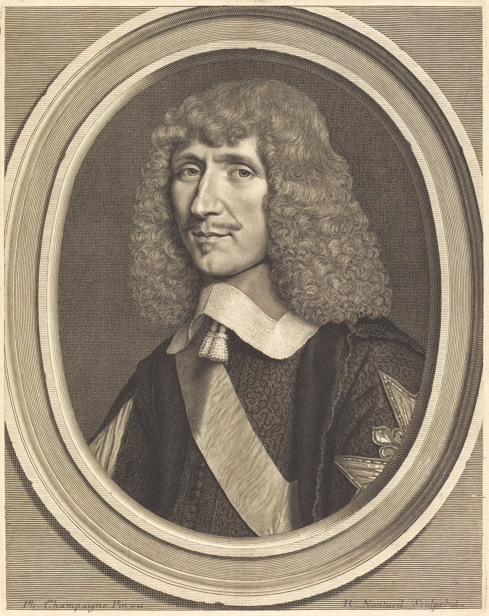 Leon-Bouthillier, hrabia Chavigny autorstwa Robert Nanteuil after Philippe de Champaigne