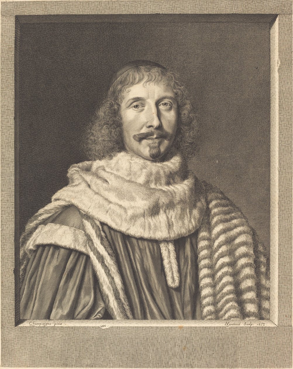Pompone II de Bellievre autorstwa Robert Nanteuil after Philippe de Champaigne