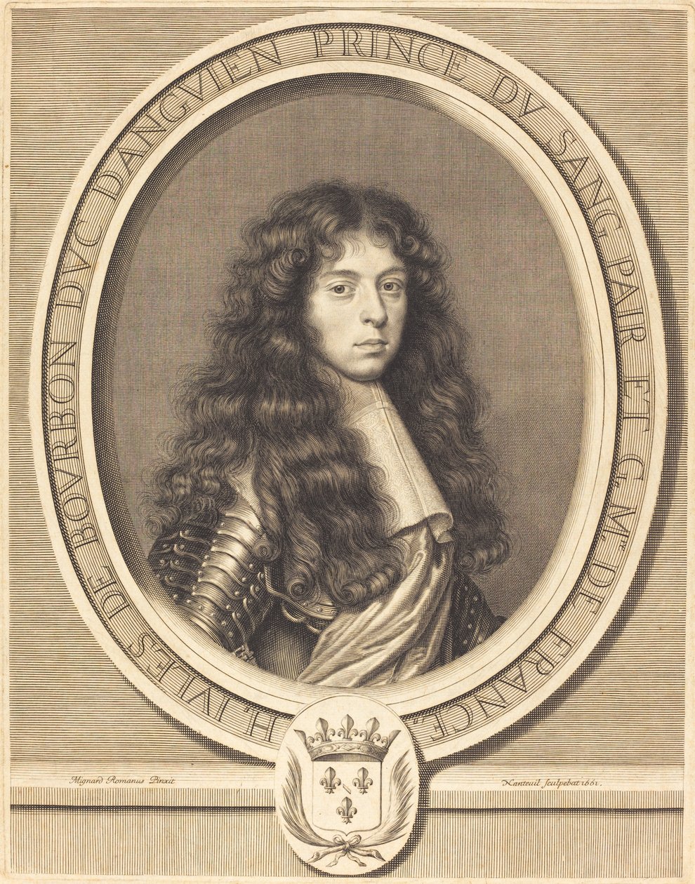 Jules, książę Enghien autorstwa Robert Nanteuil after Pierre Mignard I