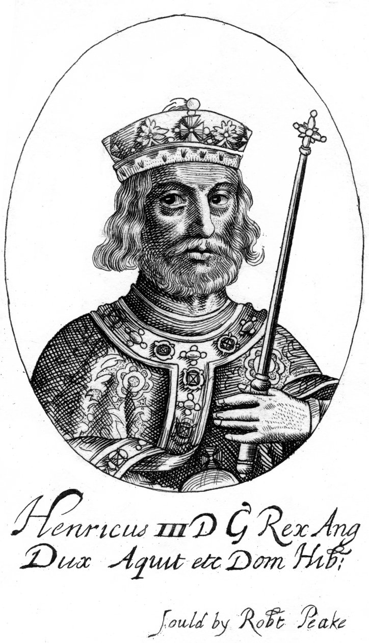 Henryk III z Anglii. autorstwa Robert Peake