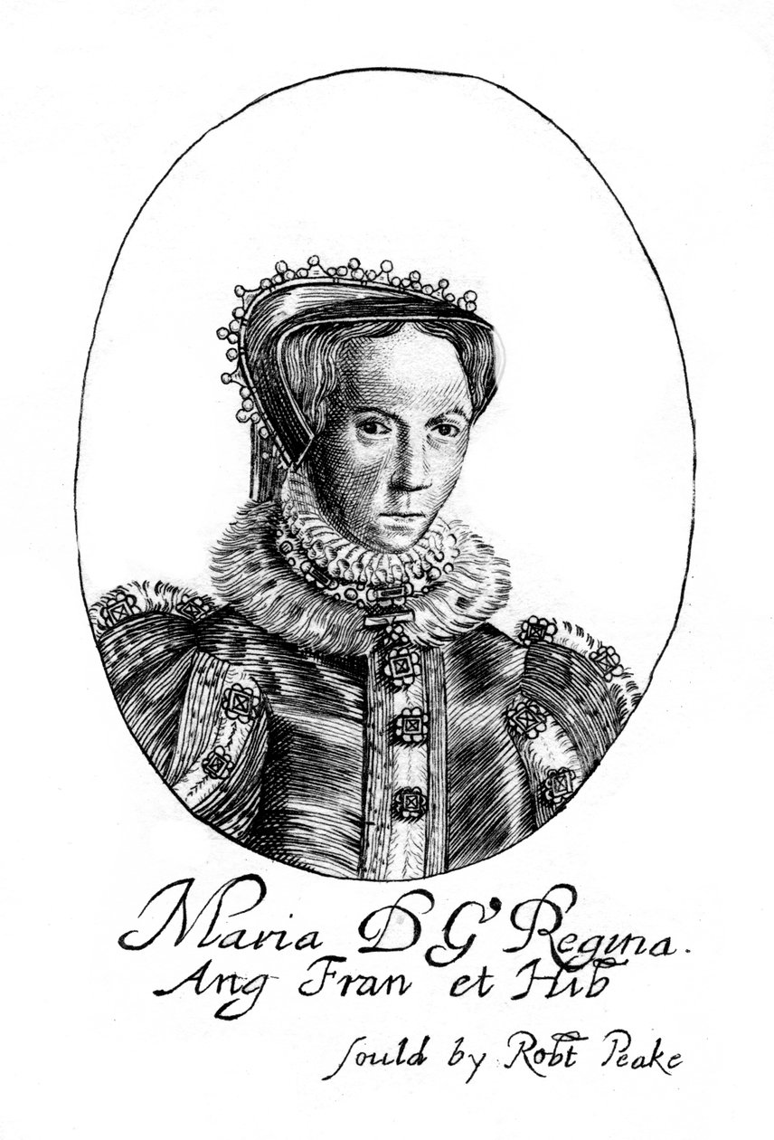 Królowa Mary I Anglii autorstwa Robert Peake
