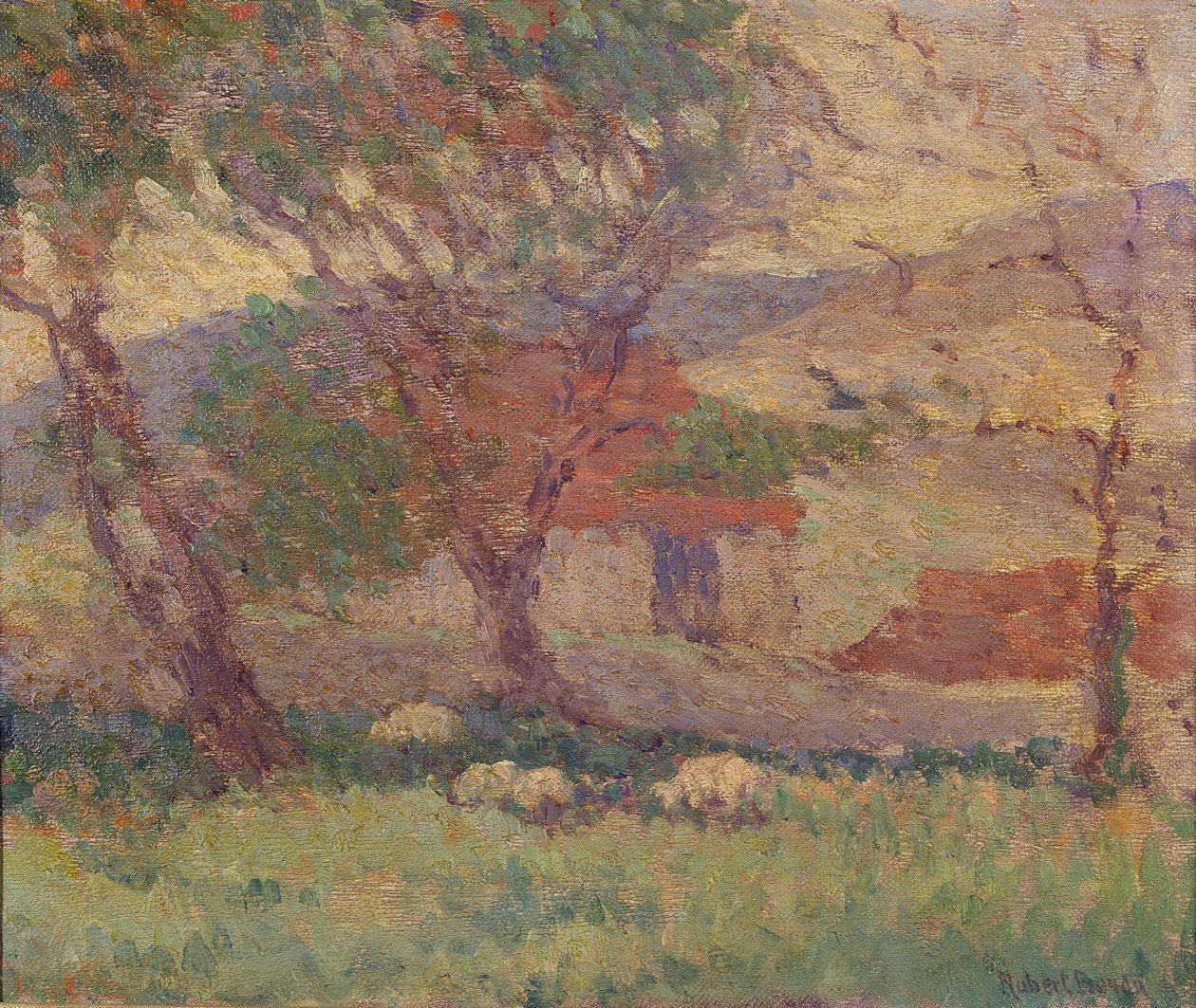 W Downs niedaleko Lewes, 1906 autorstwa Robert Polhill Bevan