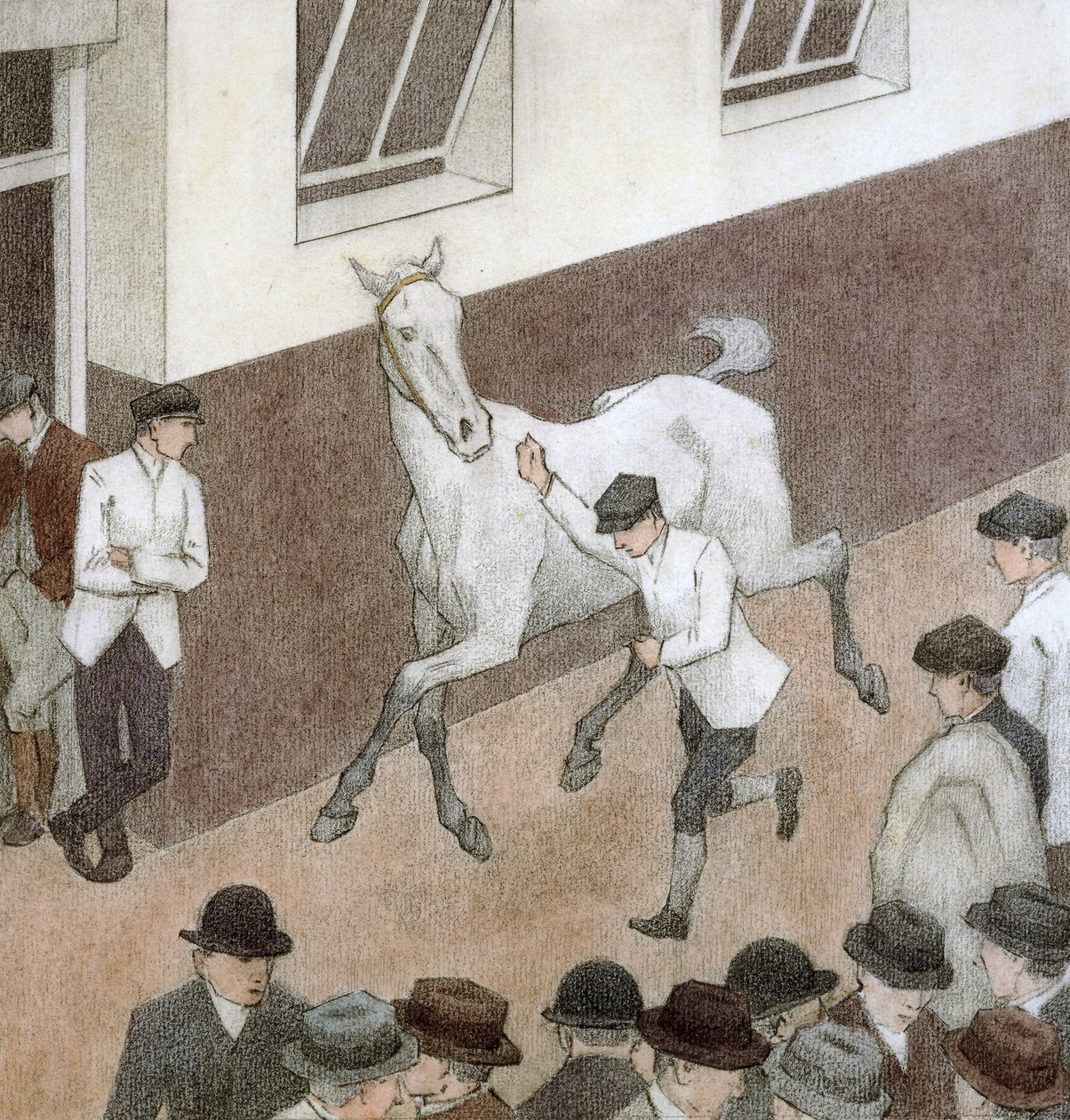 Pokazuje Paces, Aldridge, c.1914 autorstwa Robert Polhill Bevan