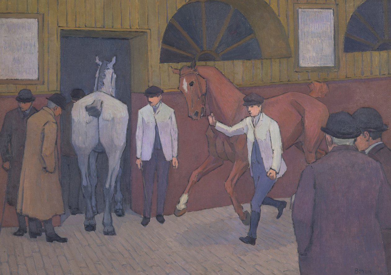 Targ koni autorstwa Robert Polhill Bevan
