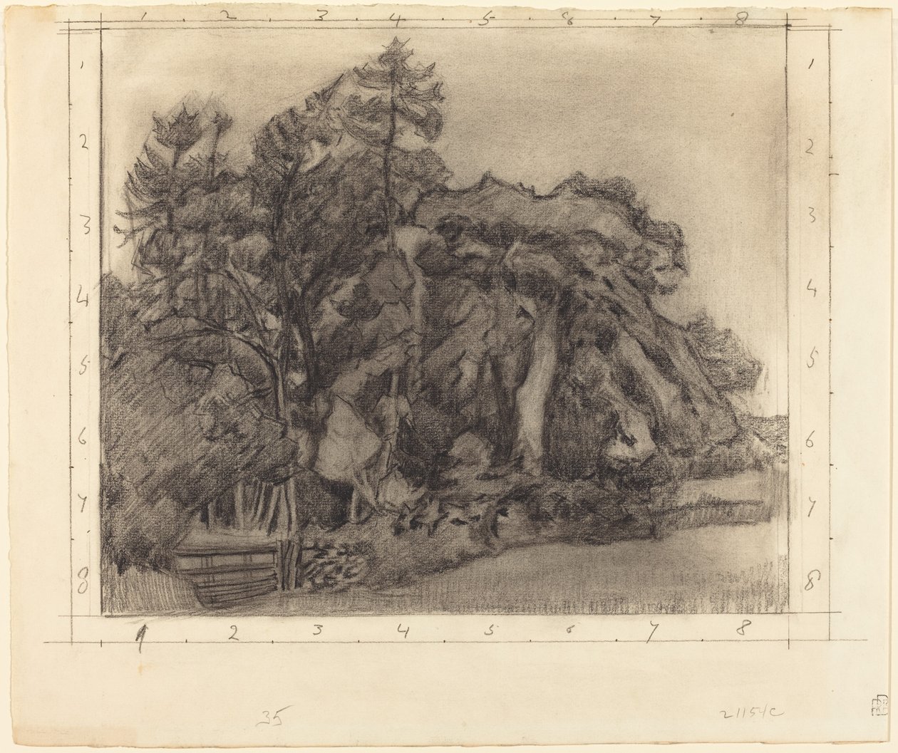Plantacja autorstwa Robert Polhill Bevan