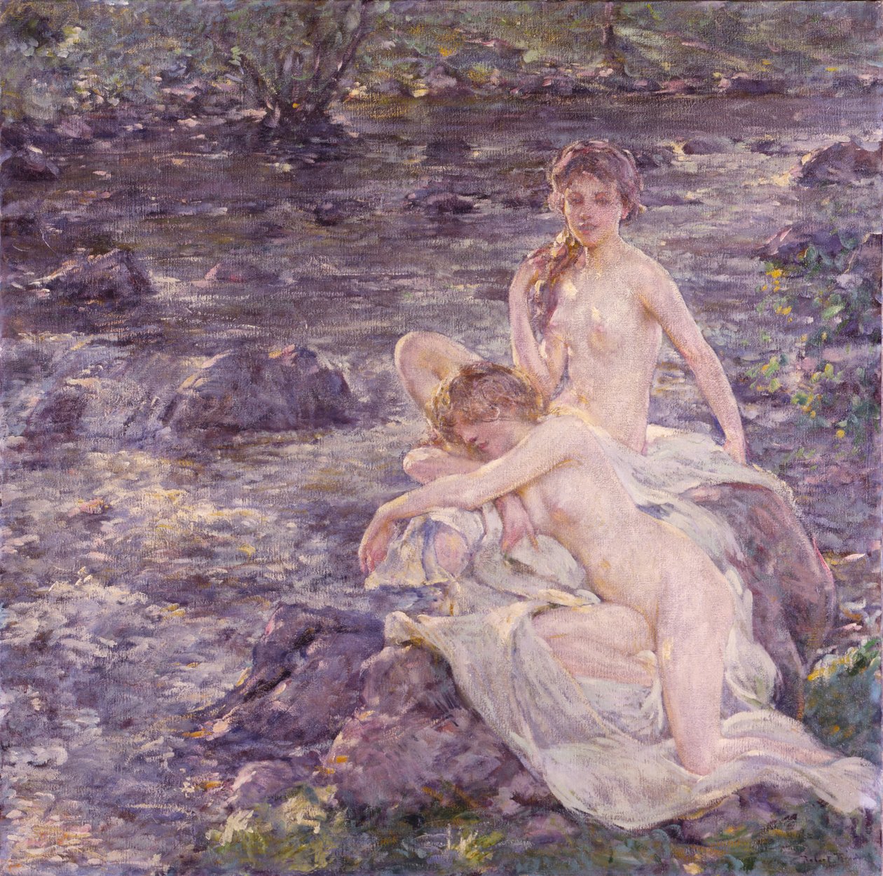 Kąpiący się autorstwa Robert Reid