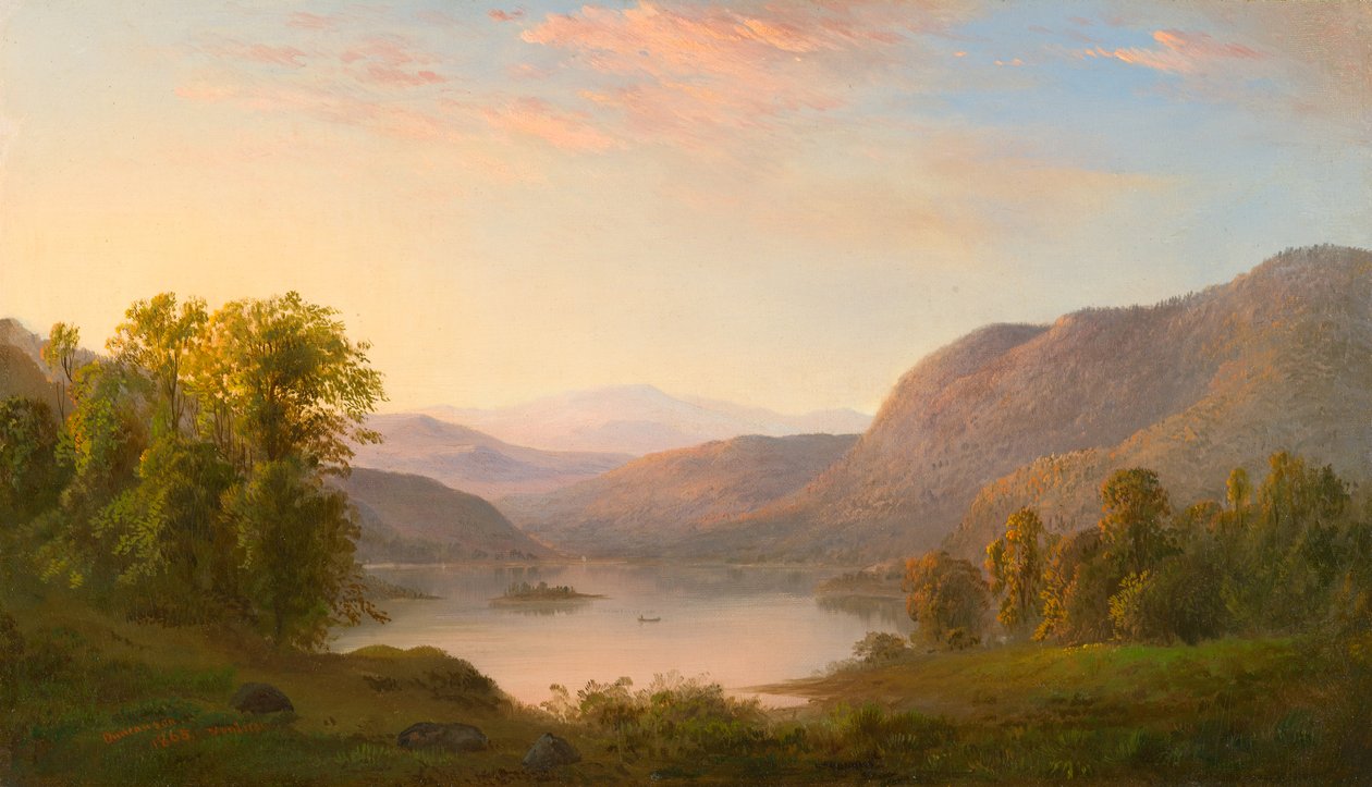 Widok w Górach Laurentian, niedaleko Quebecu autorstwa Robert Scott Duncanson