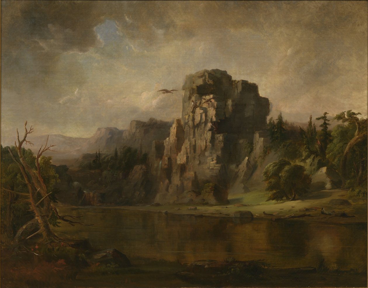 Rabowanie orlego gniazda autorstwa Robert Seldon Duncanson