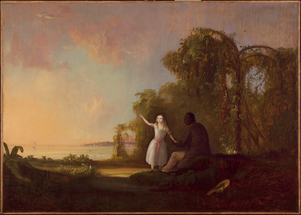 Wujek Tom i mała Eva autorstwa Robert Seldon Duncanson