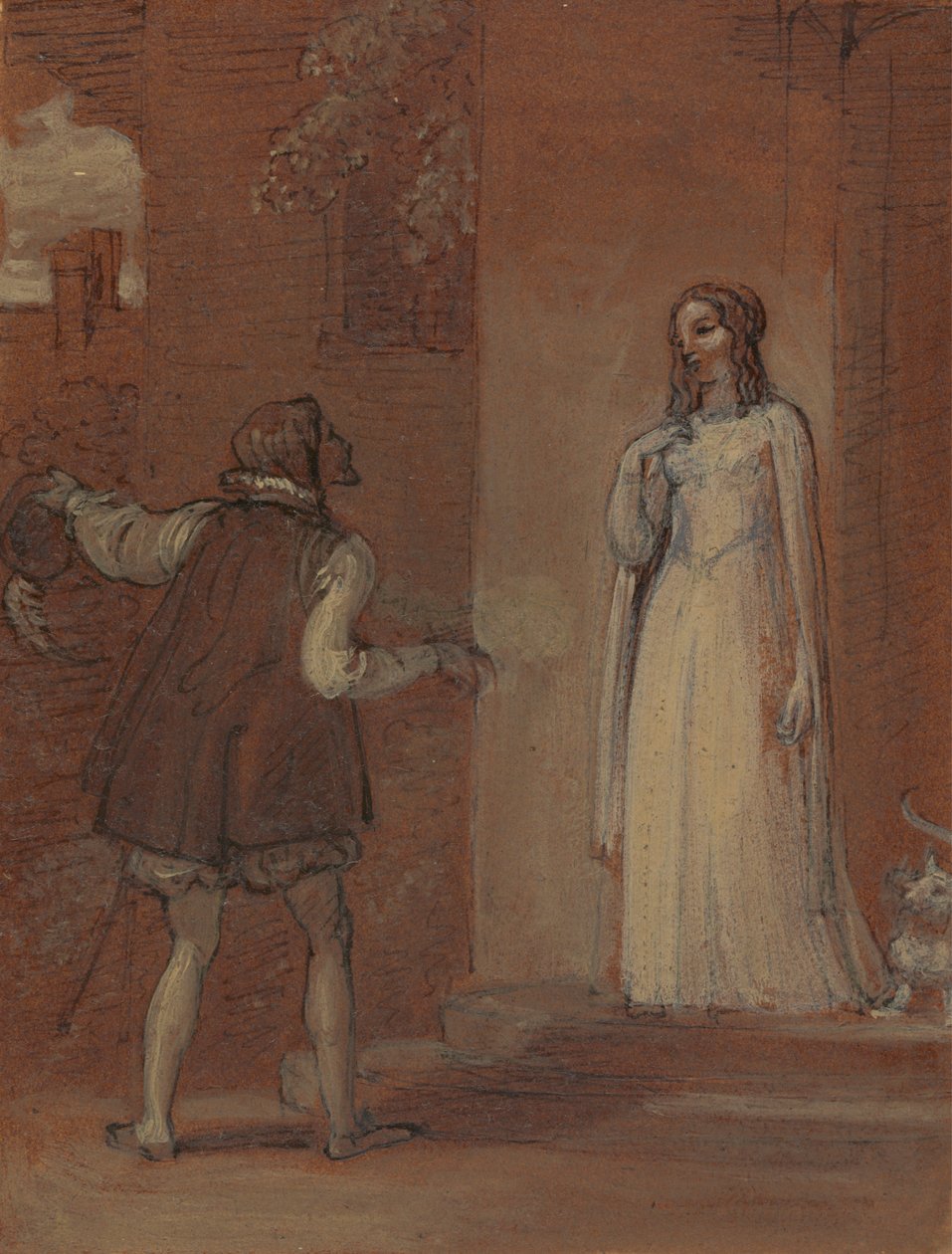 Anne Page i Slender autorstwa Robert Smirke