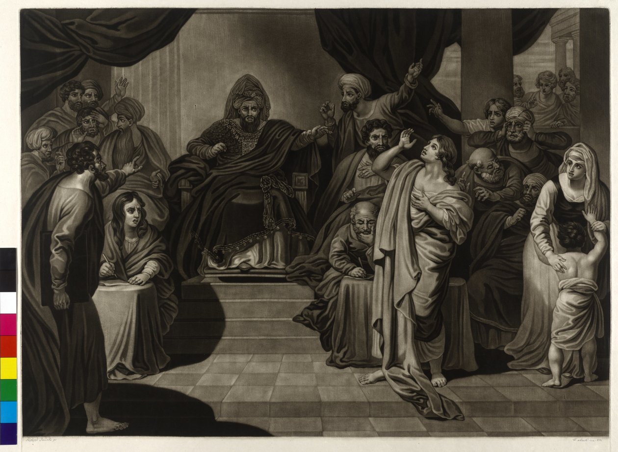 Rozdział VII Psalm CX. autorstwa Robert Smirke