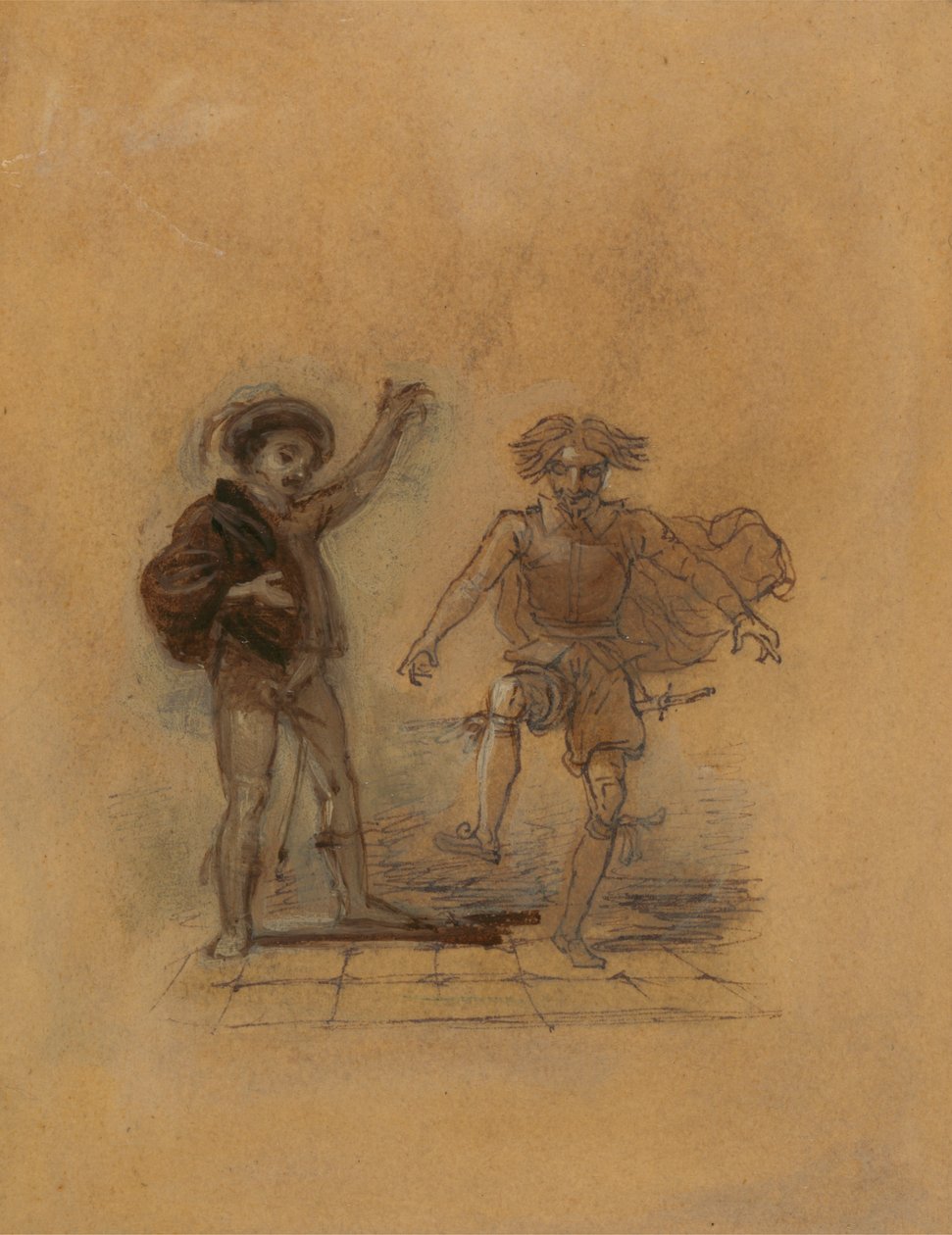 Taniec Malvolio autorstwa Robert Smirke