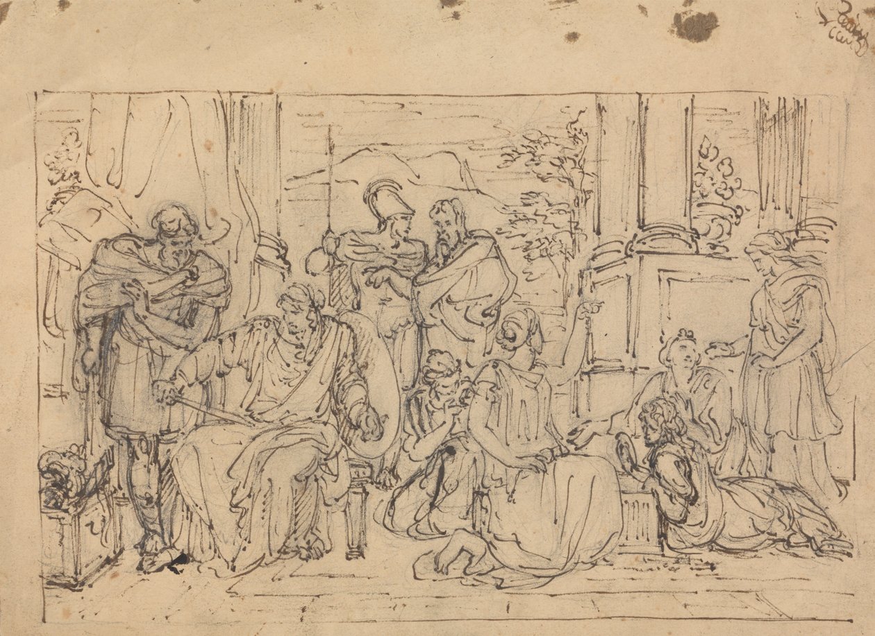 Scena z Tymona Ateńskiego autorstwa Robert Smirke