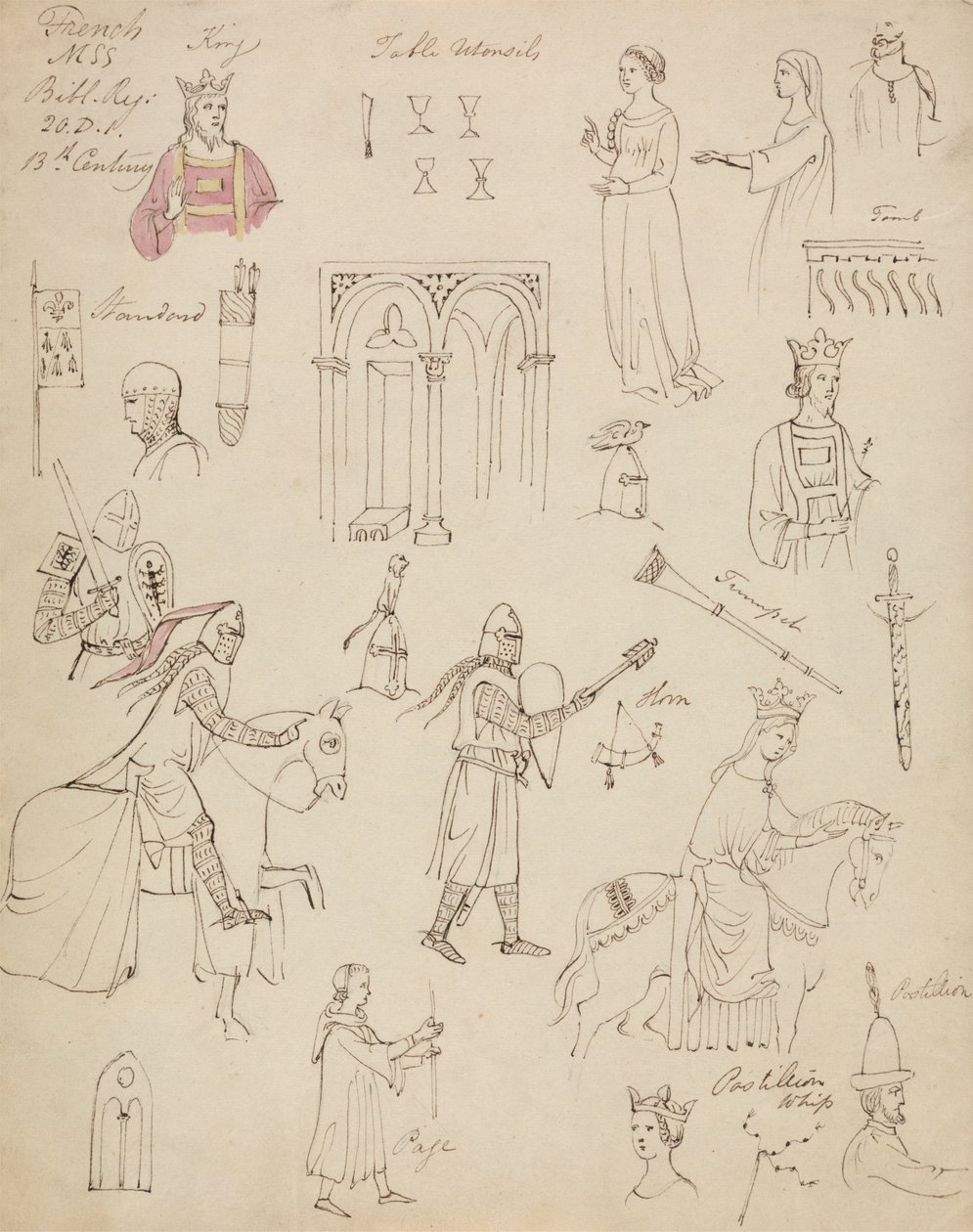 Studia z francuskiego rejestru biblijnego MSS autorstwa Robert Smirke