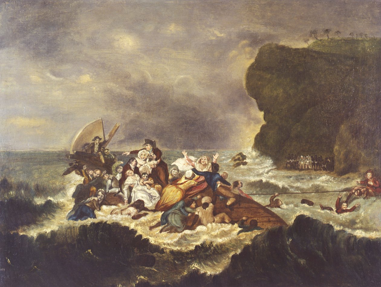 Wrak „Grosvenor”, 1783 autorstwa Robert Smirke