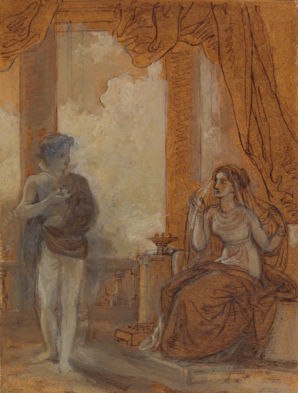 Wiola i Oliwia autorstwa Robert Smirke