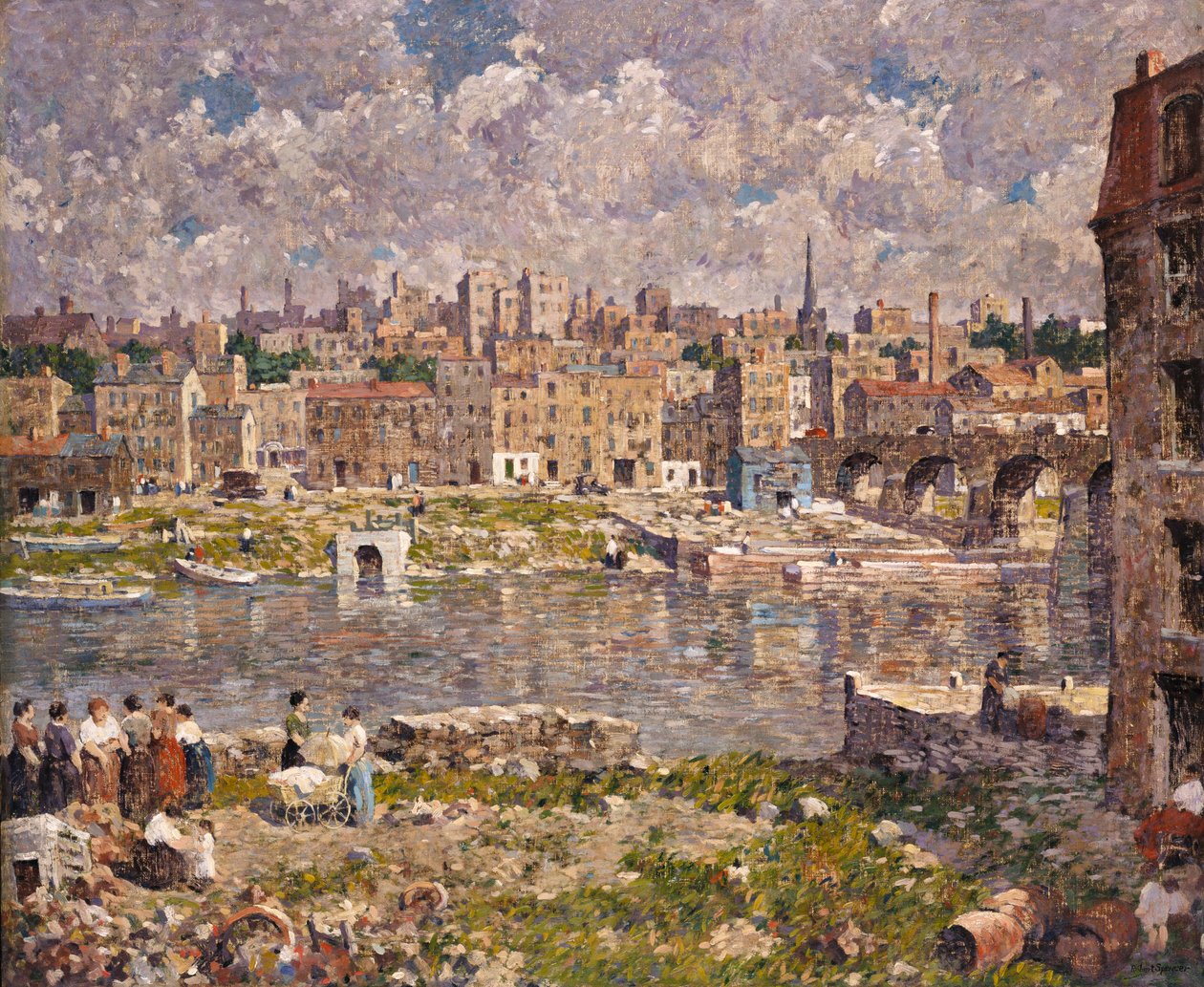 Drugi brzeg, 1923. autorstwa Robert Spencer