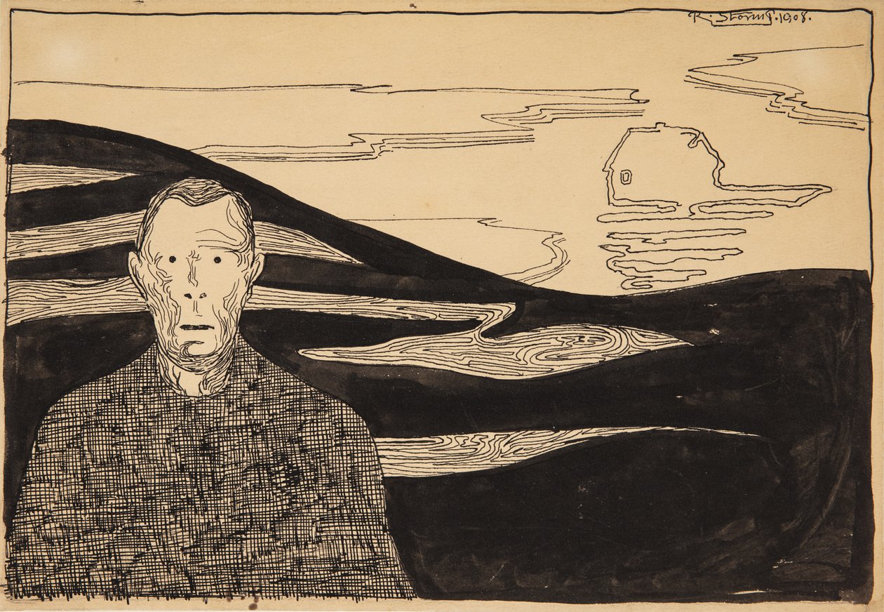 „Pejzaż wieczorny” autorstwa Robert Storm Petersen