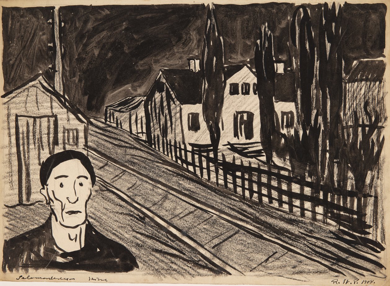 Samobójstwo. Naszkicować autorstwa Robert Storm Petersen