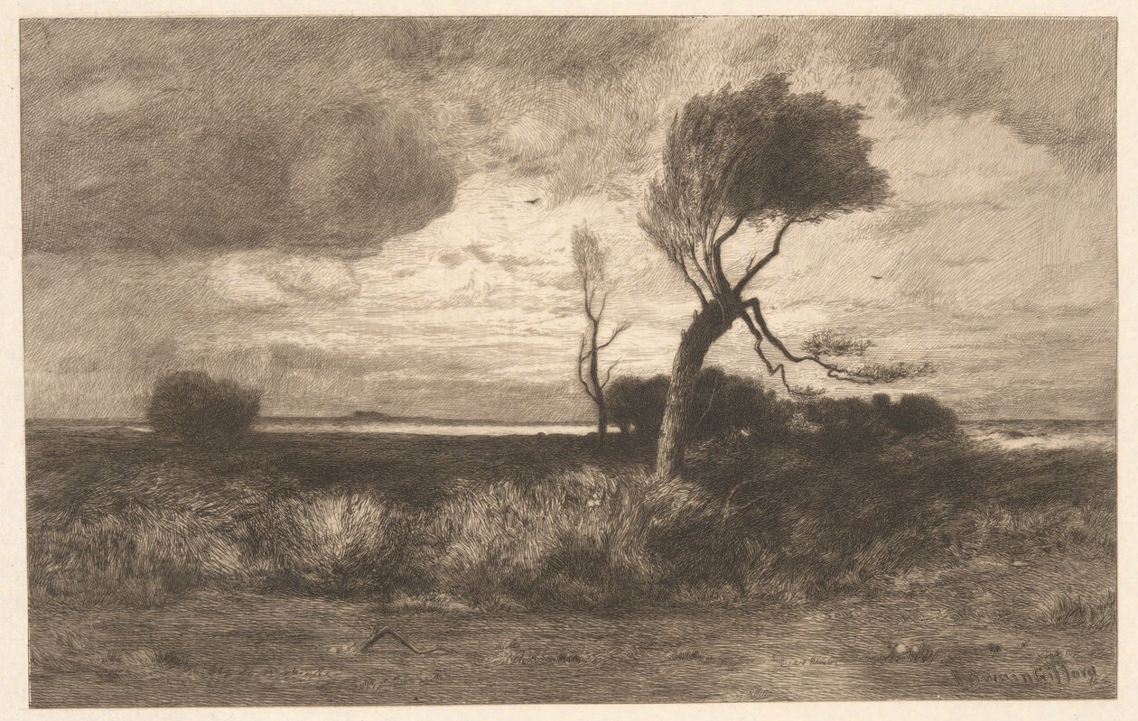 W pobliżu wybrzeża autorstwa Robert Swain Gifford